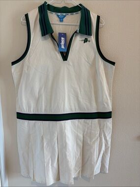 NWT Prince Sports Women's Collared Pickleball Pleated Athletic Sports Dress 2XL